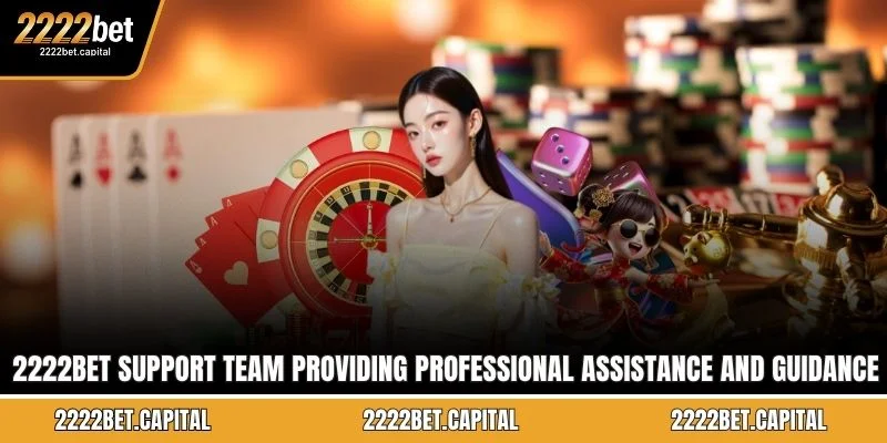 2222BET support team providing professional assistance and guidance