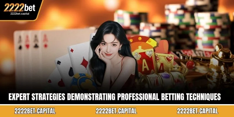 Expert strategies demonstrating professional betting techniques