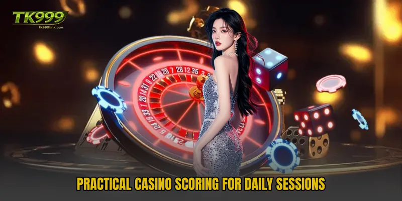 Practical casino scoring for daily sessions